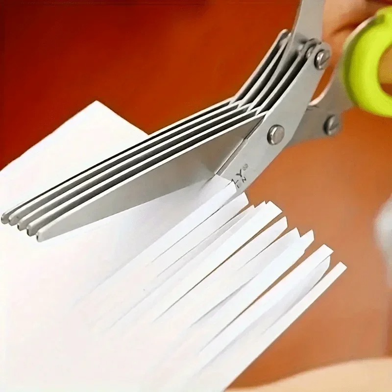 Spudger Plastic Set - 5 Blade Manual Shredder Scissors -A
