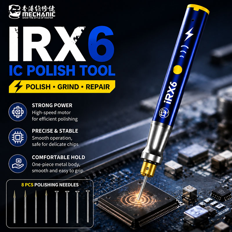 Electronics Repair Training - MECHANIC IRX6 Electric Grinder Engraving Pen