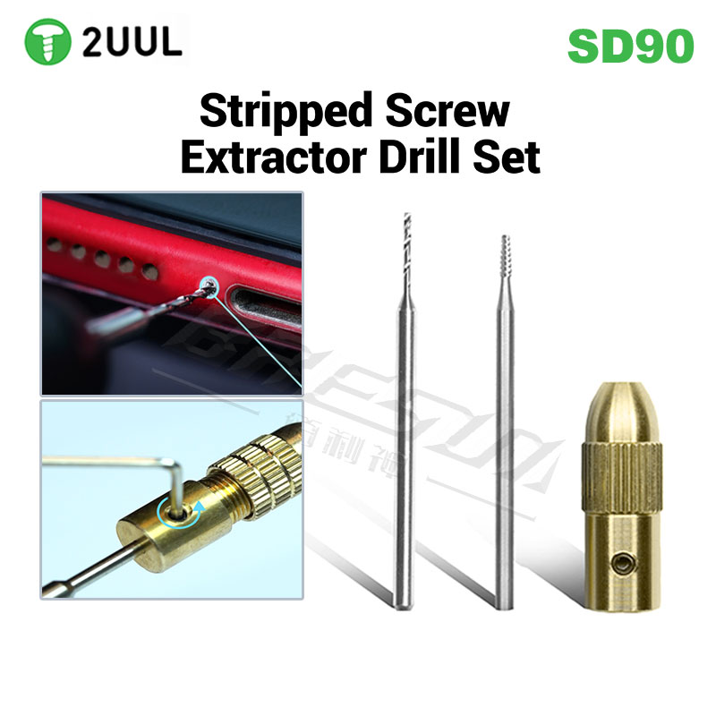 Electronics Repair Tape - 2UUL SD90 Stripped Screw Extractor Drill