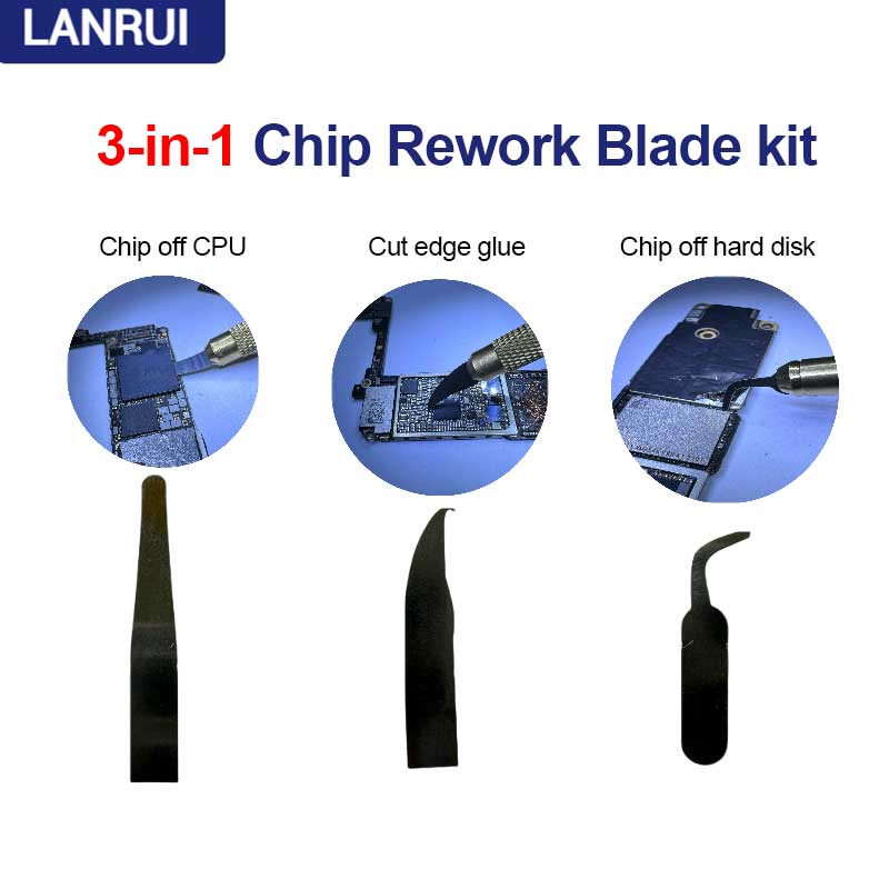 Electronics Repair Training - LANRUI CPU Repair Blade 3in1 Set