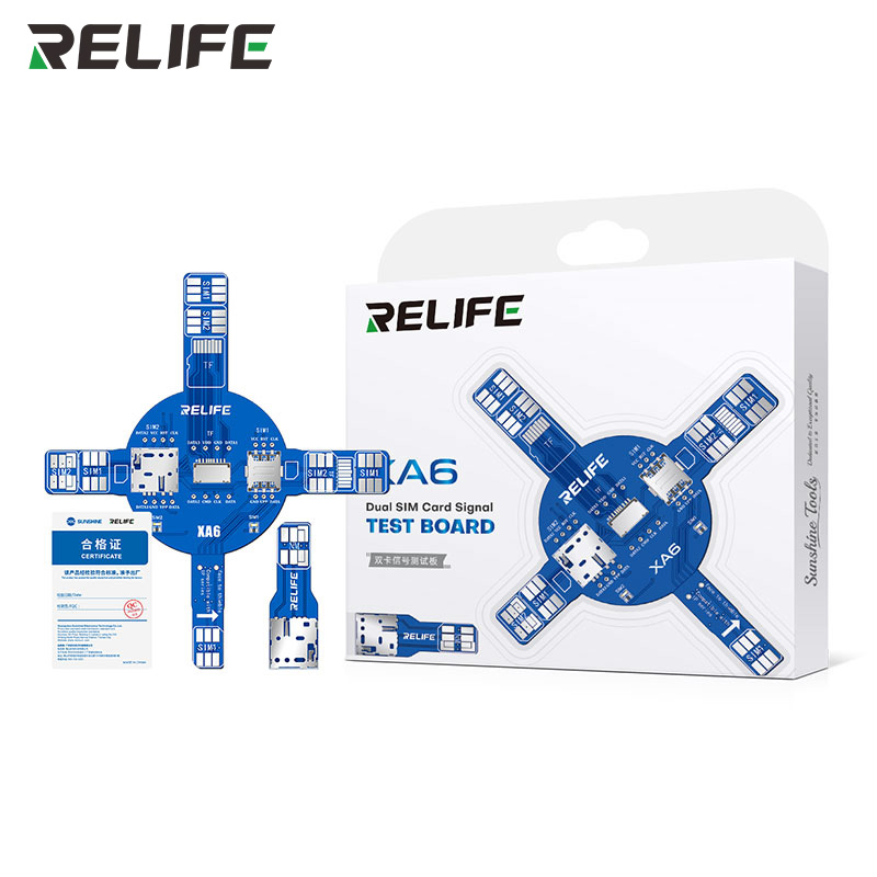 Electronics Repair Training - RELIFE XA6 Dual-SIM Signal Test Board