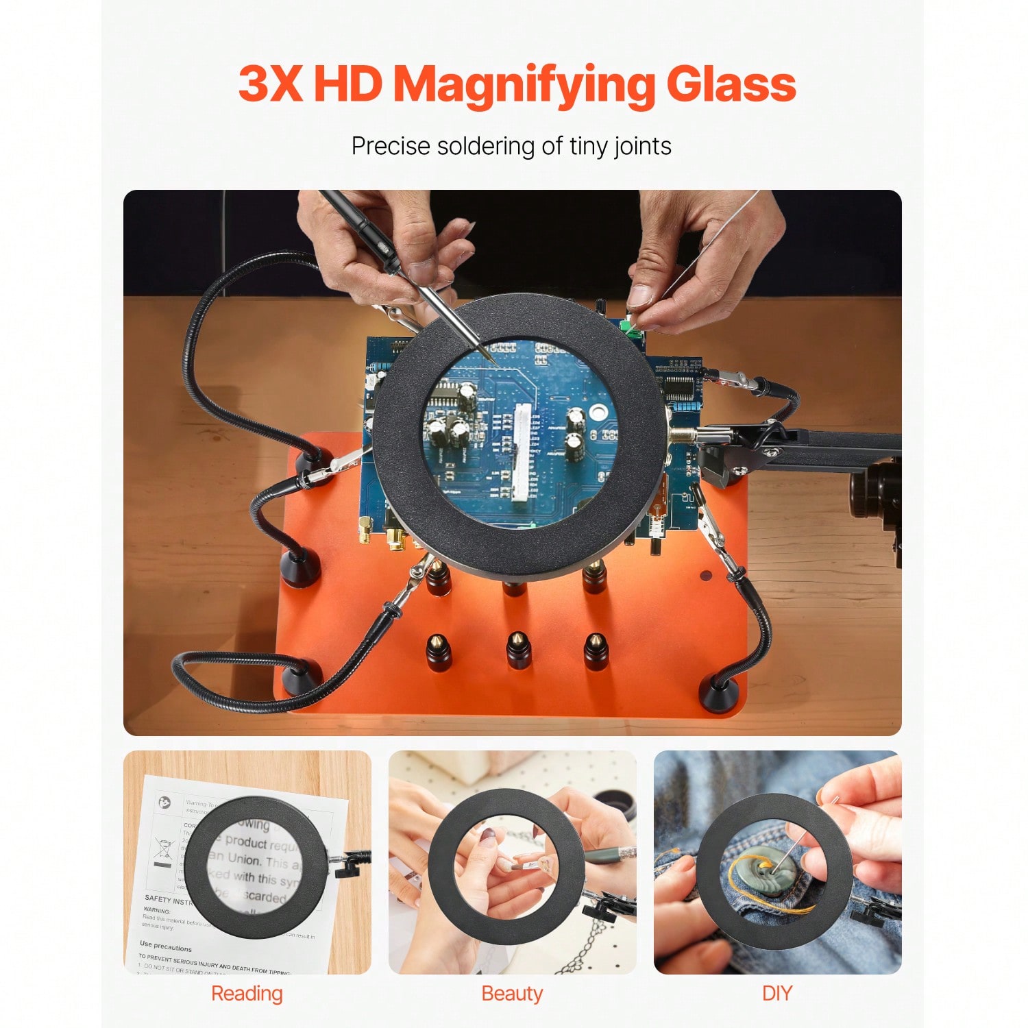 Magnetic Helping Hands Solderi - Electronics Repair Hobby recension och pris