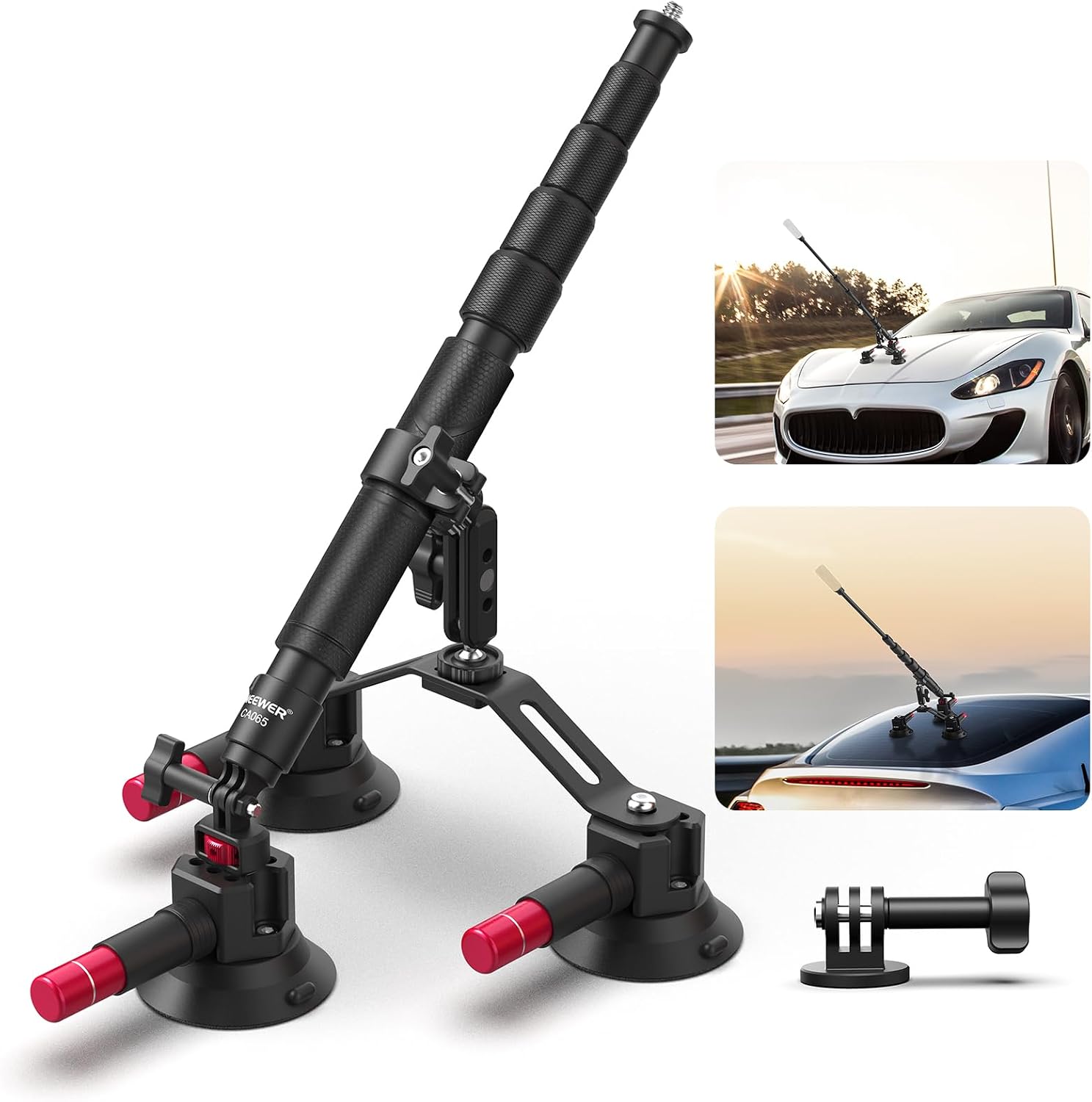 NEEWER Triple Suction Cup Car  - Insta360 Camera X4 recension och pris