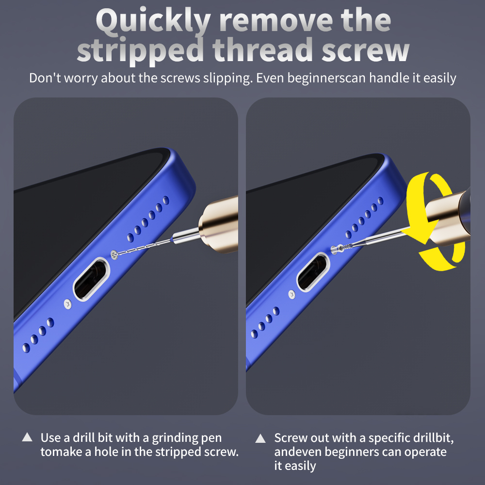 2Pcs Sliding Drill Bit Alloy S - Electronics Repair Training recension och pris