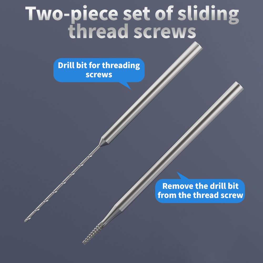 2Pcs Sliding Drill Bit Alloy S - Electronics Repair Training recension och pris