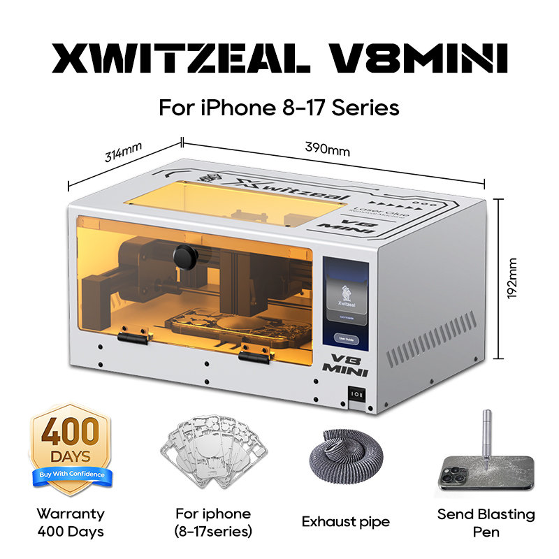 Xwitzeal® V8 MINI Laser Glue R - Electronics Repair Training recension och pris