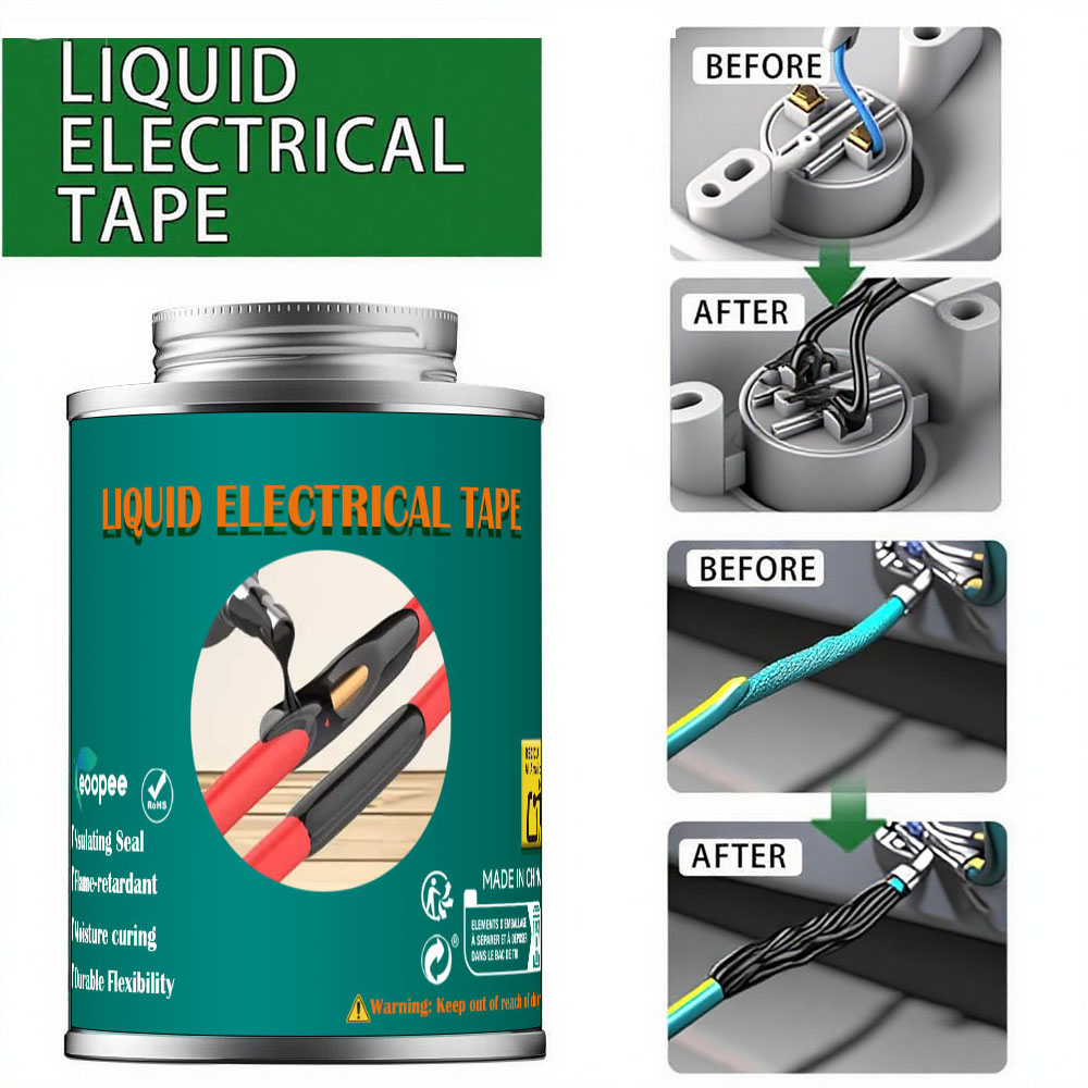 Liquid Electrical Tape - Water - Electronics Repair Tape recension och pris