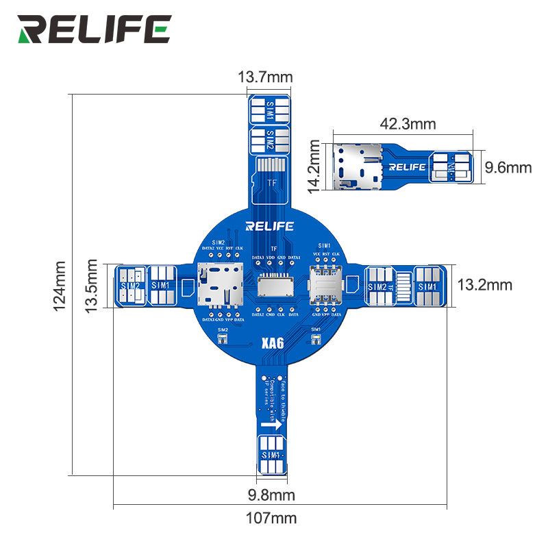 RELIFE XA6 Dual-SIM Signal Tes - Electronics Repair Training recension och pris
