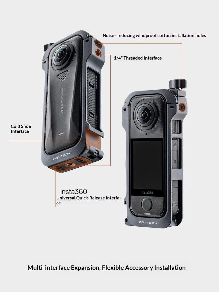 PGYTECH Camera Cage for Insta3 - Insta360 Camera X4 recension och pris