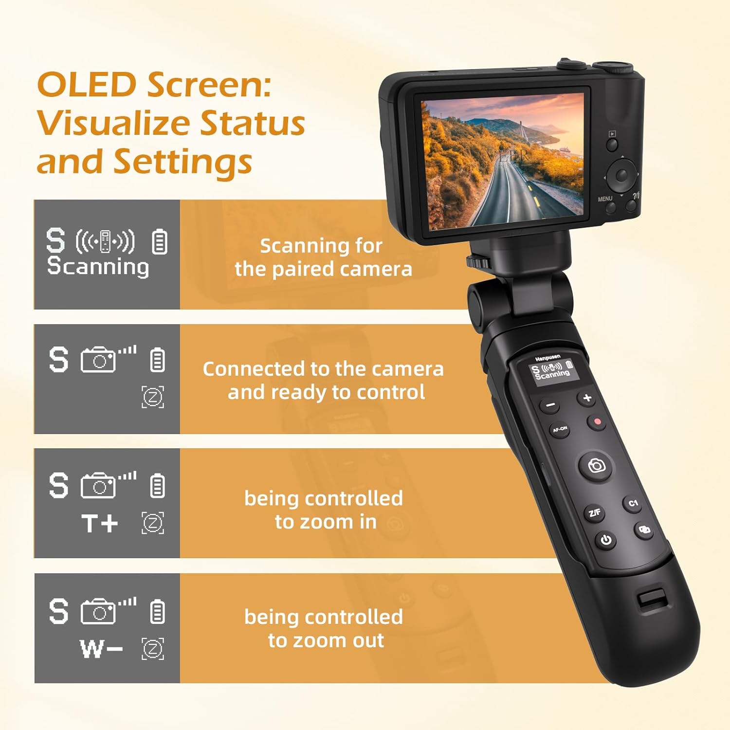 Wireless Shooting Grip Tripod  - Sony Camera Zv-E10 recension och pris
