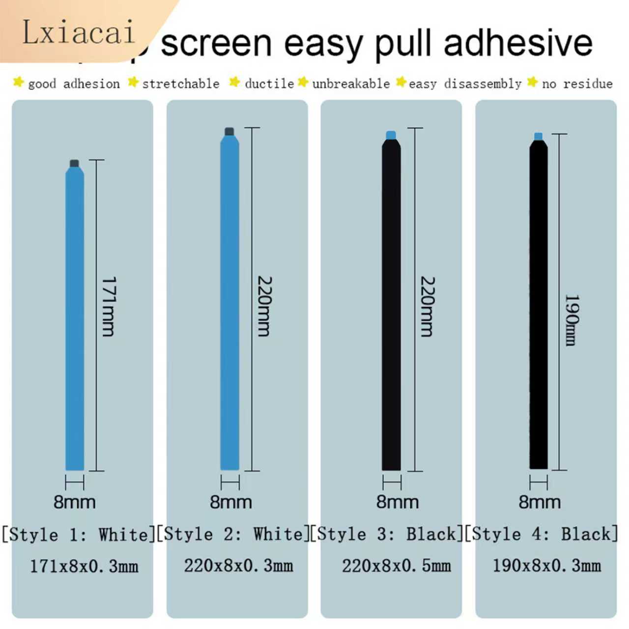 Easy Pull Glue Laptop Screen L - Electronics Repair Tape recension och pris