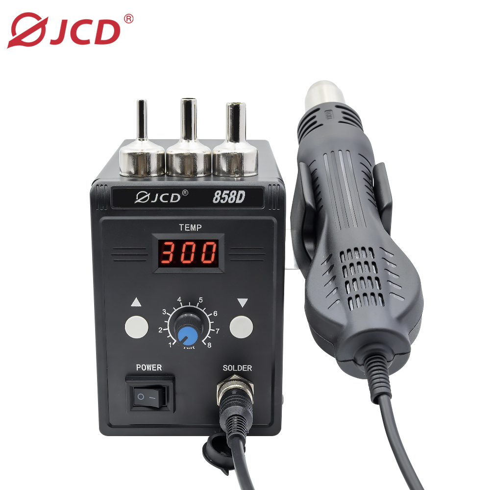 JCD Hot Air Gun 858D 700W BGA  - Hot Air Station 858 recension och pris